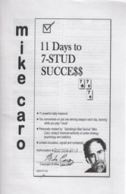 11 Days to 7-Stud Success